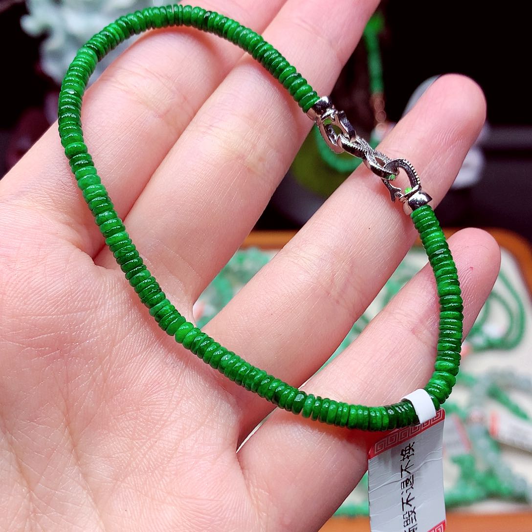 未镶嵌手链翡翠翡翠