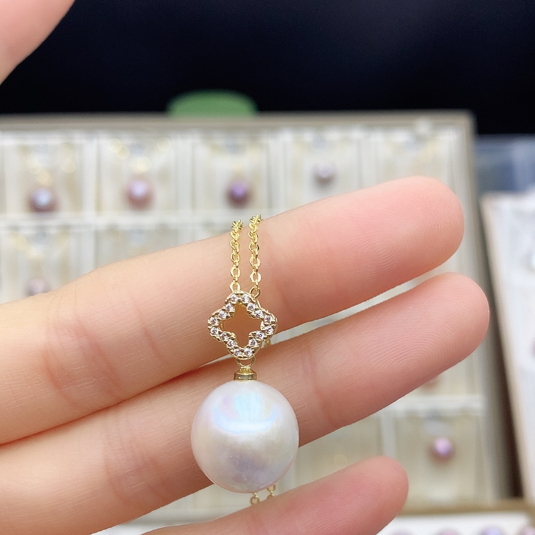 淡水珍珠颈饰合金