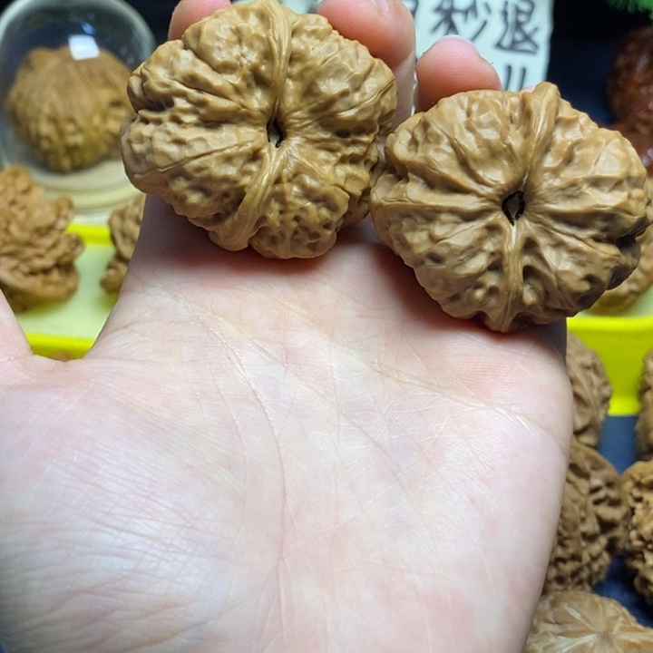 核桃核桃把件文物15