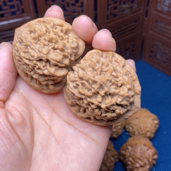 文玩核桃把件46官帽