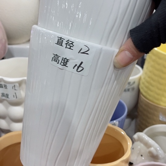 多年绿植陶瓷花盆9.9包邮，有孔