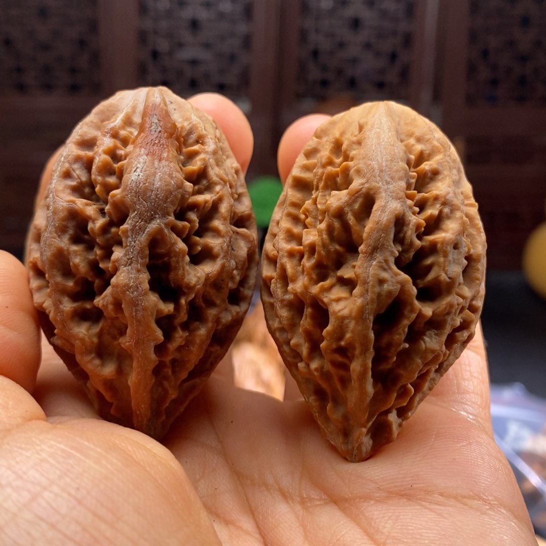 文玩核桃把件核桃67微瑕色差 