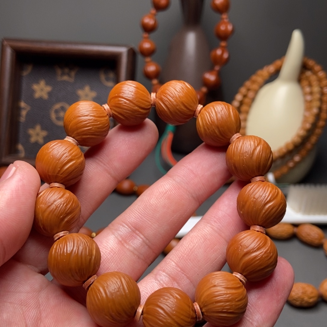 手串/手链橄榄核定风珠 苏工 橄榄核手串