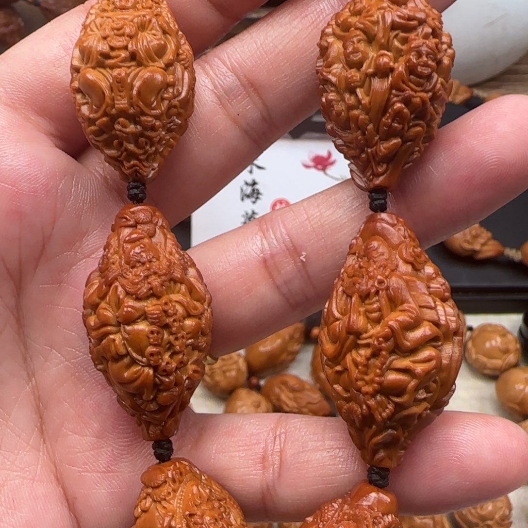 橄榄核手串橄榄手工制作工艺