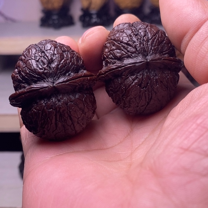 桃核把件4—————龟甲元宝