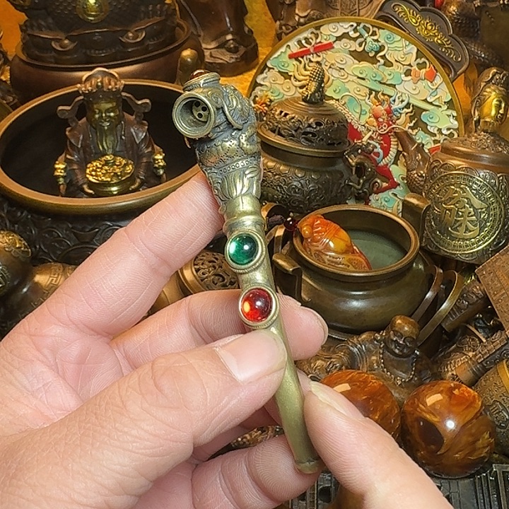 铜器摆件收收藏藏