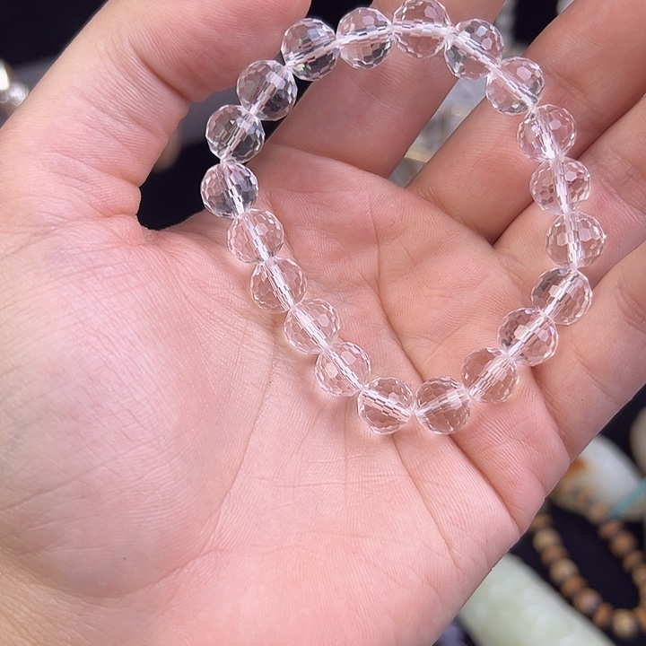 烟晶戒指银S925镶嵌水晶