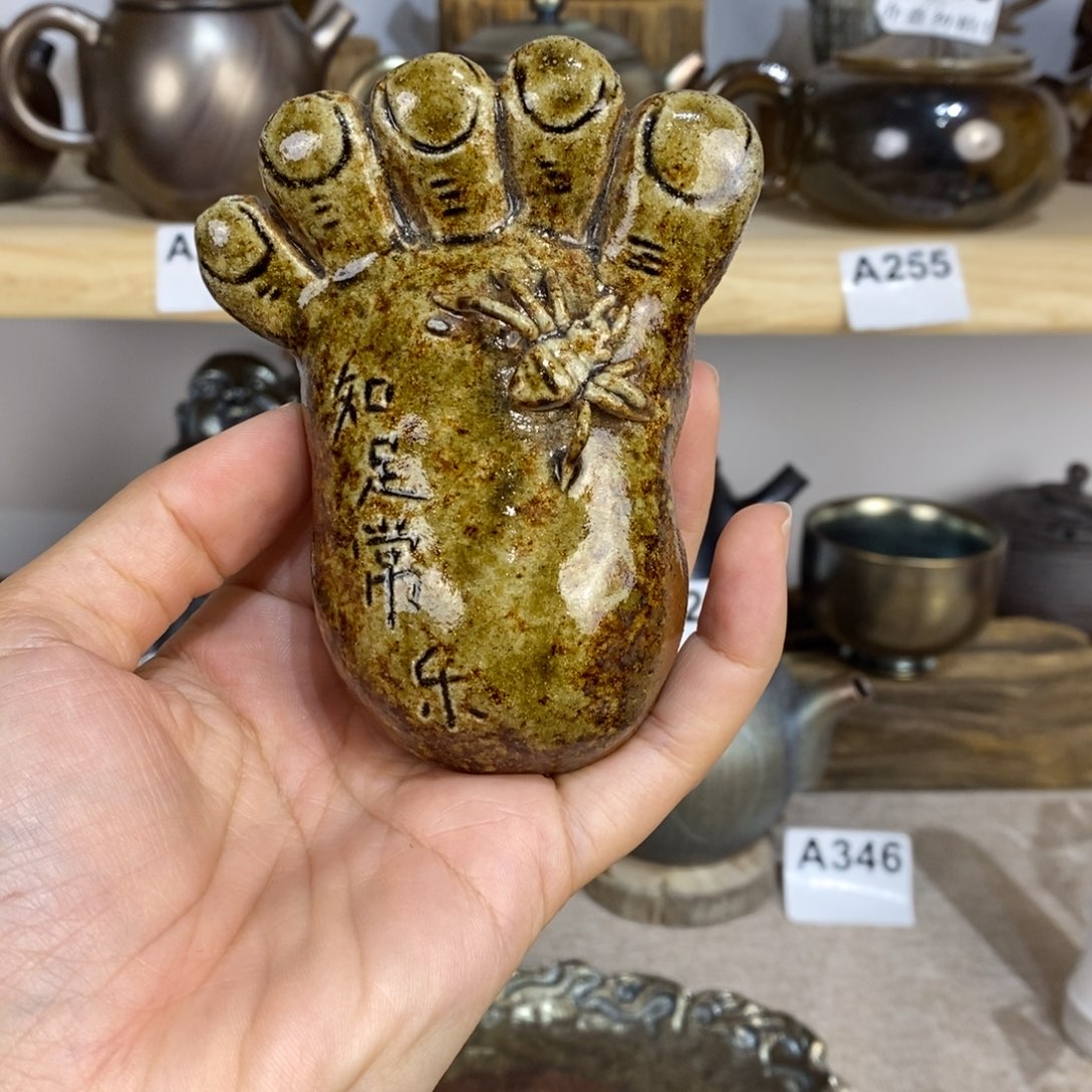 建水紫陶柴烧茶宠