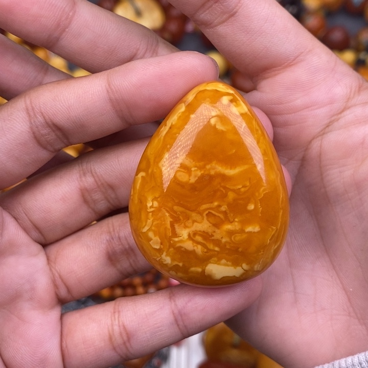 蜜蜡未镶嵌裸石蜜蜡L