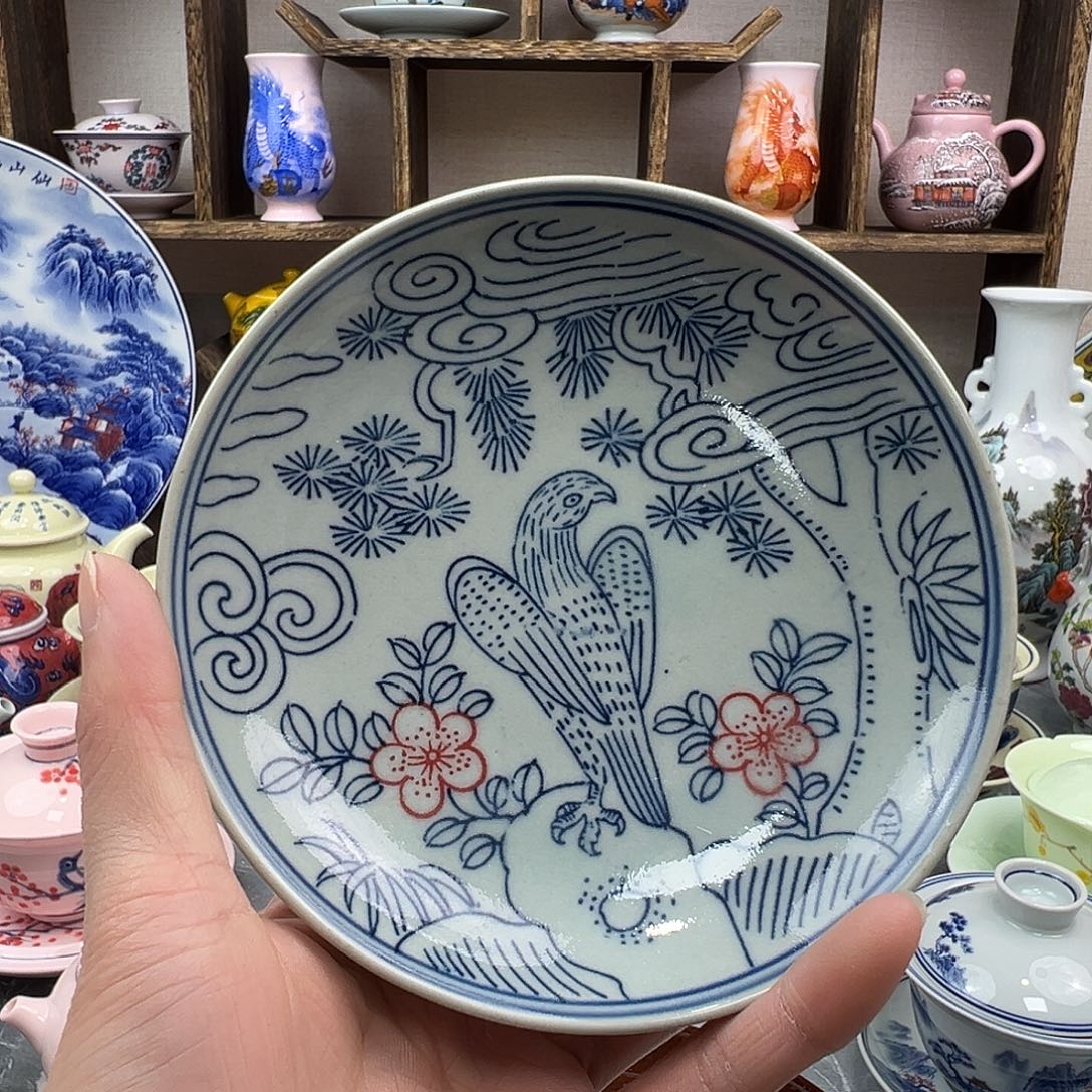 陶碟景德镇陶瓷567老厂瓷28