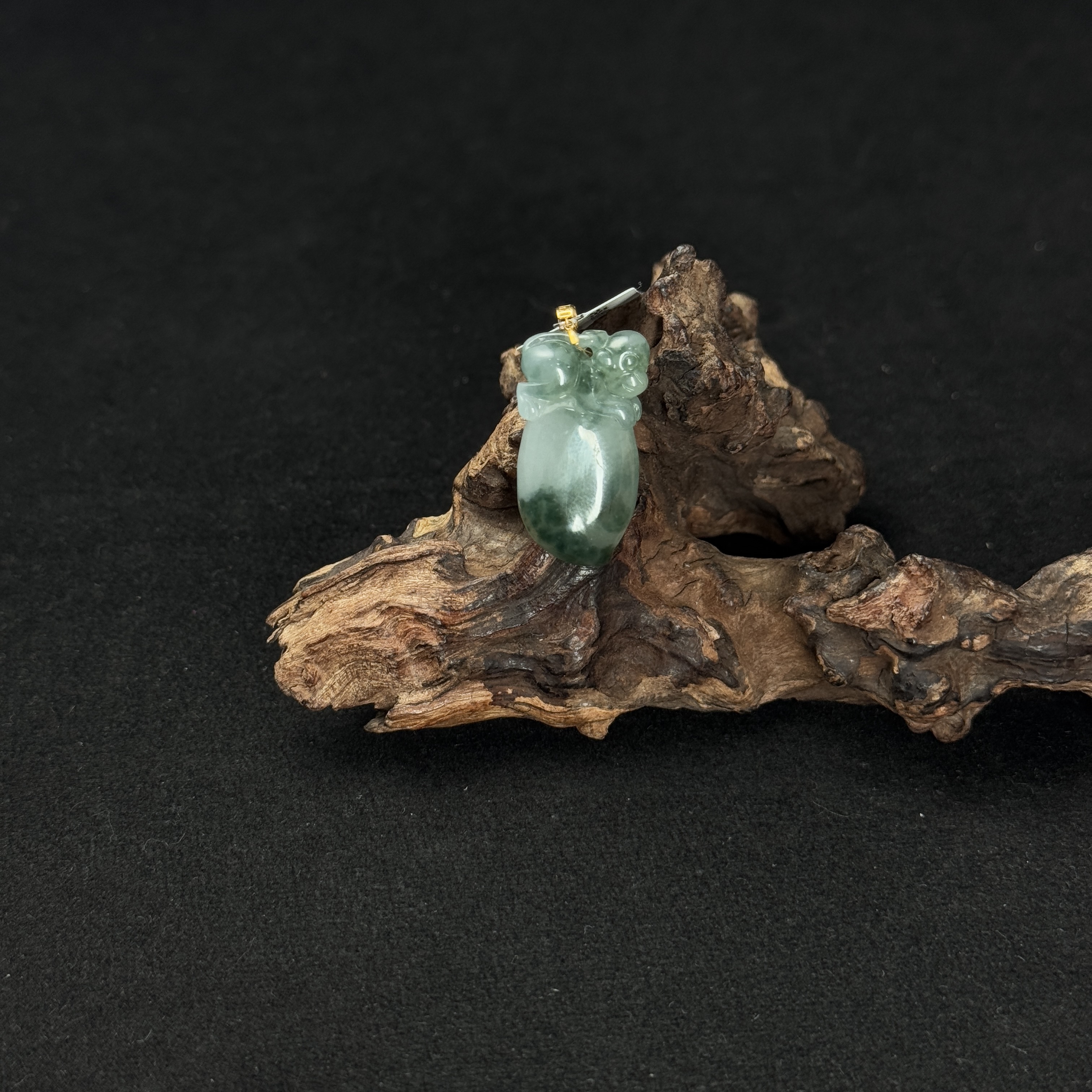 【诚翠拍品第一百一十七期午】翡翠5吊坠HJJ5009金