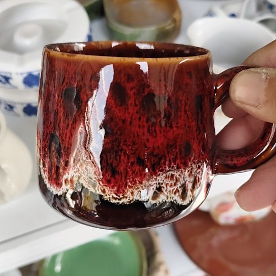 瓷片五厂，七厂各种摆件，瓷片，均有瑕疵！