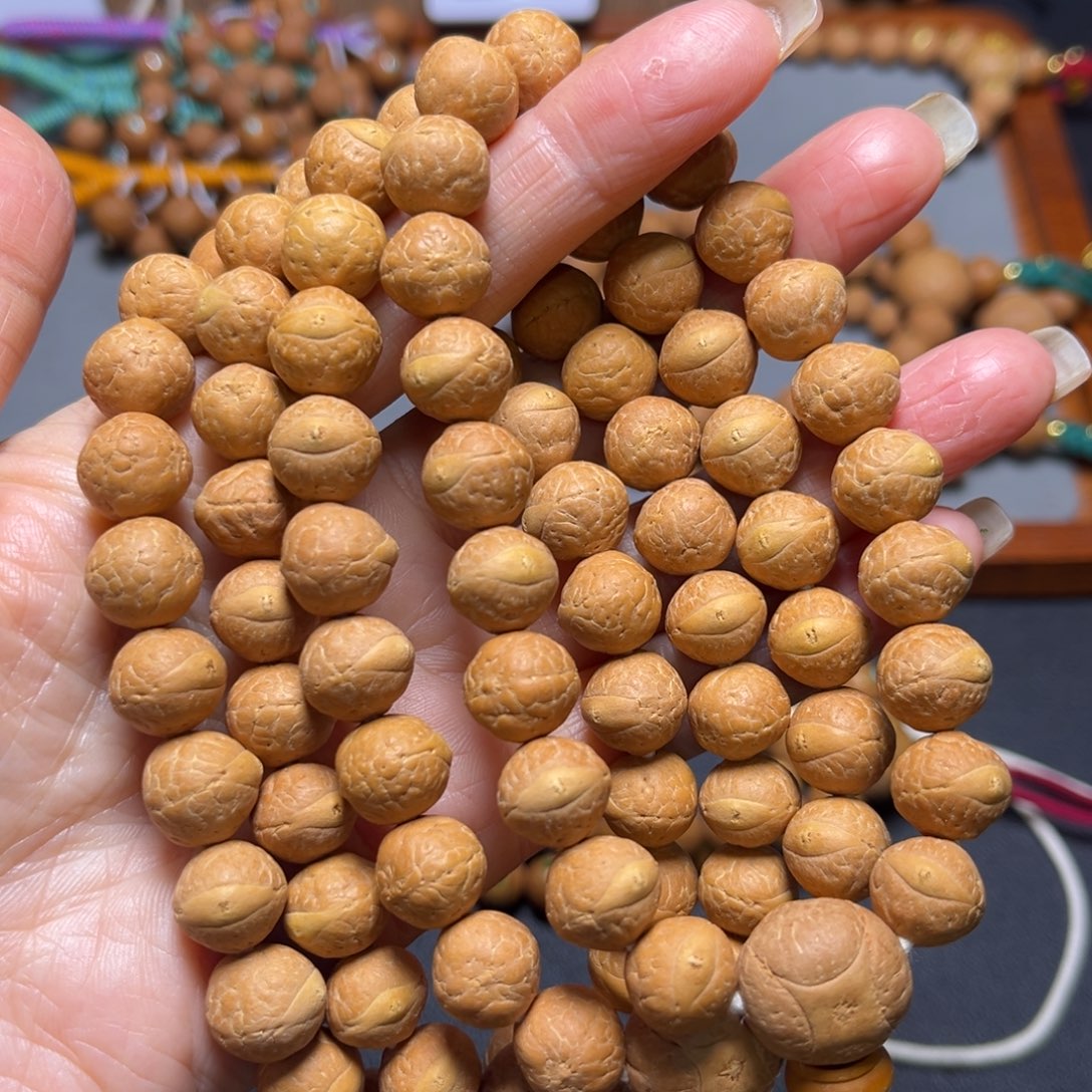 凤眼菩提吊坠11.5mm2025精品玉华皮飞碟手串