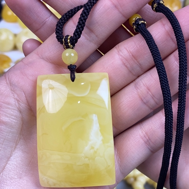 蜜蜡手链未镶嵌天然无优化琥珀蜜蜡