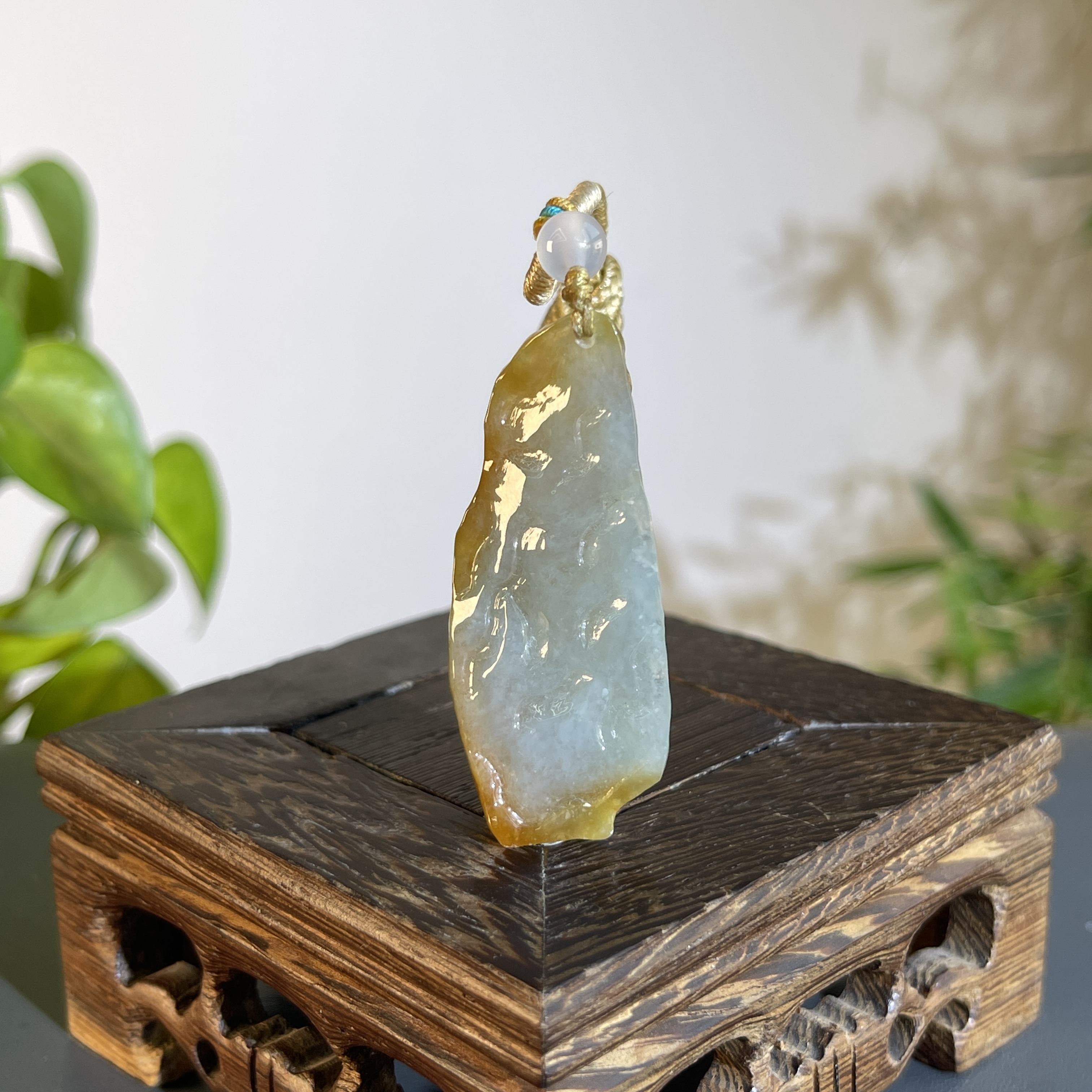 JXA15-69 精品天然翡翠A货原石吊坠