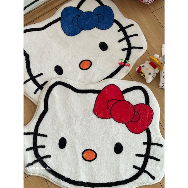 hellokitty地垫地毯卧室床边镜前装饰毯手工地毯入户门地毯脚垫跨