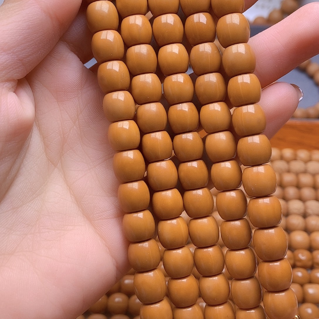 手串桃核微瑕直切猴头