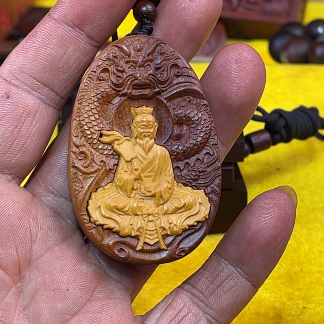 枣木雷击枣木雕刻牌子