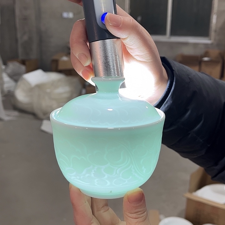 瓷片青玉泥炖盅一个包邮