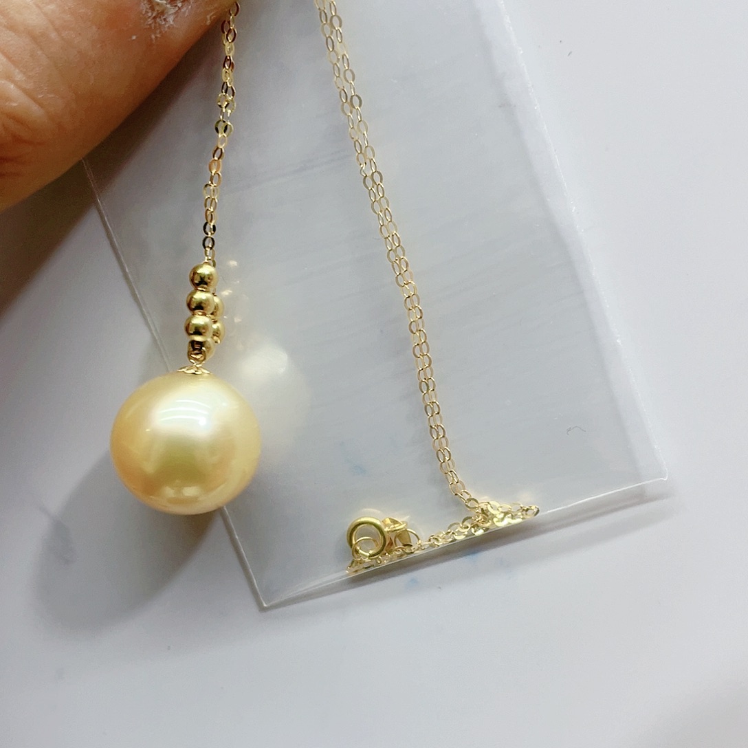 海水珍珠颈饰18K金镶嵌