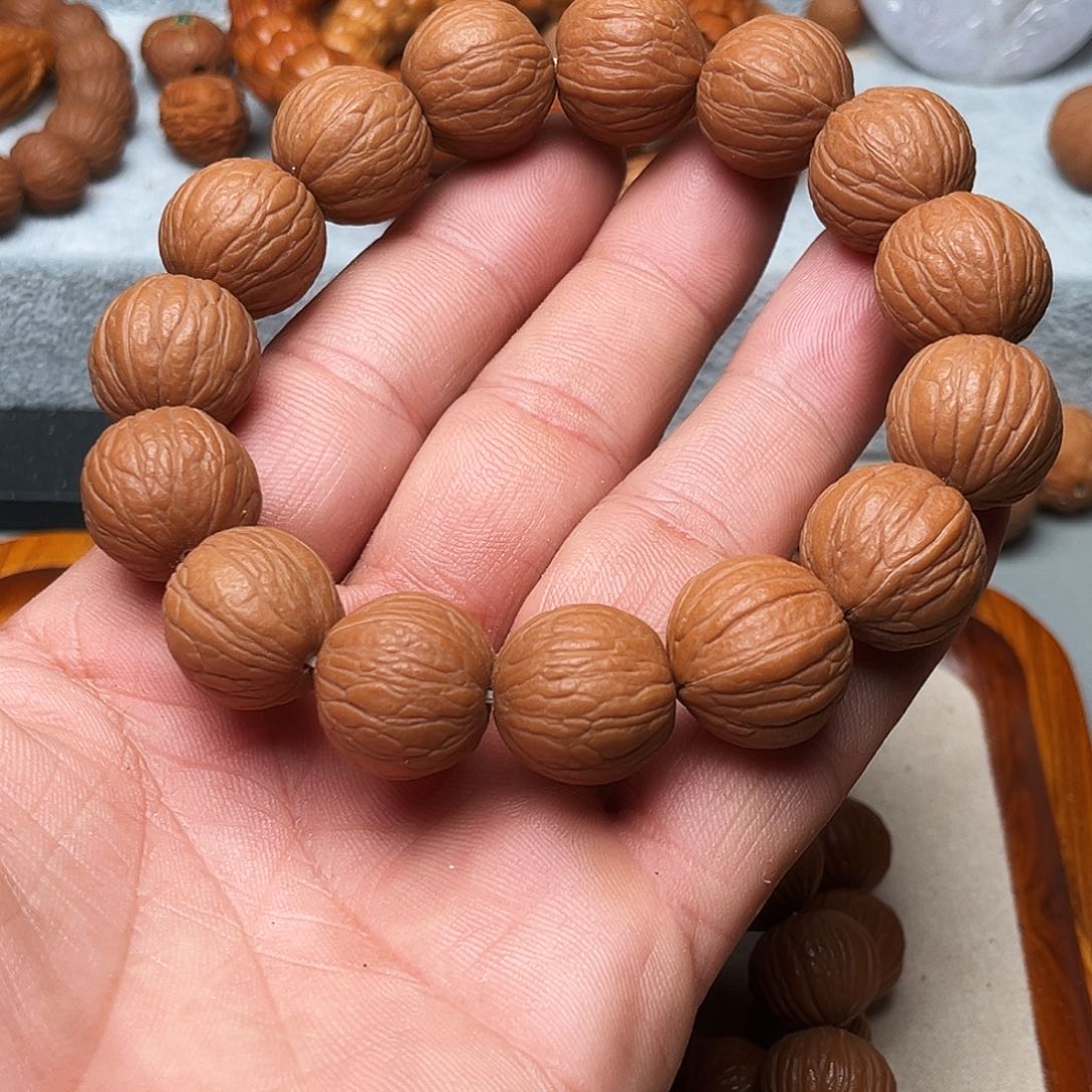手串猴头核桃聚宝盆原皮原色2