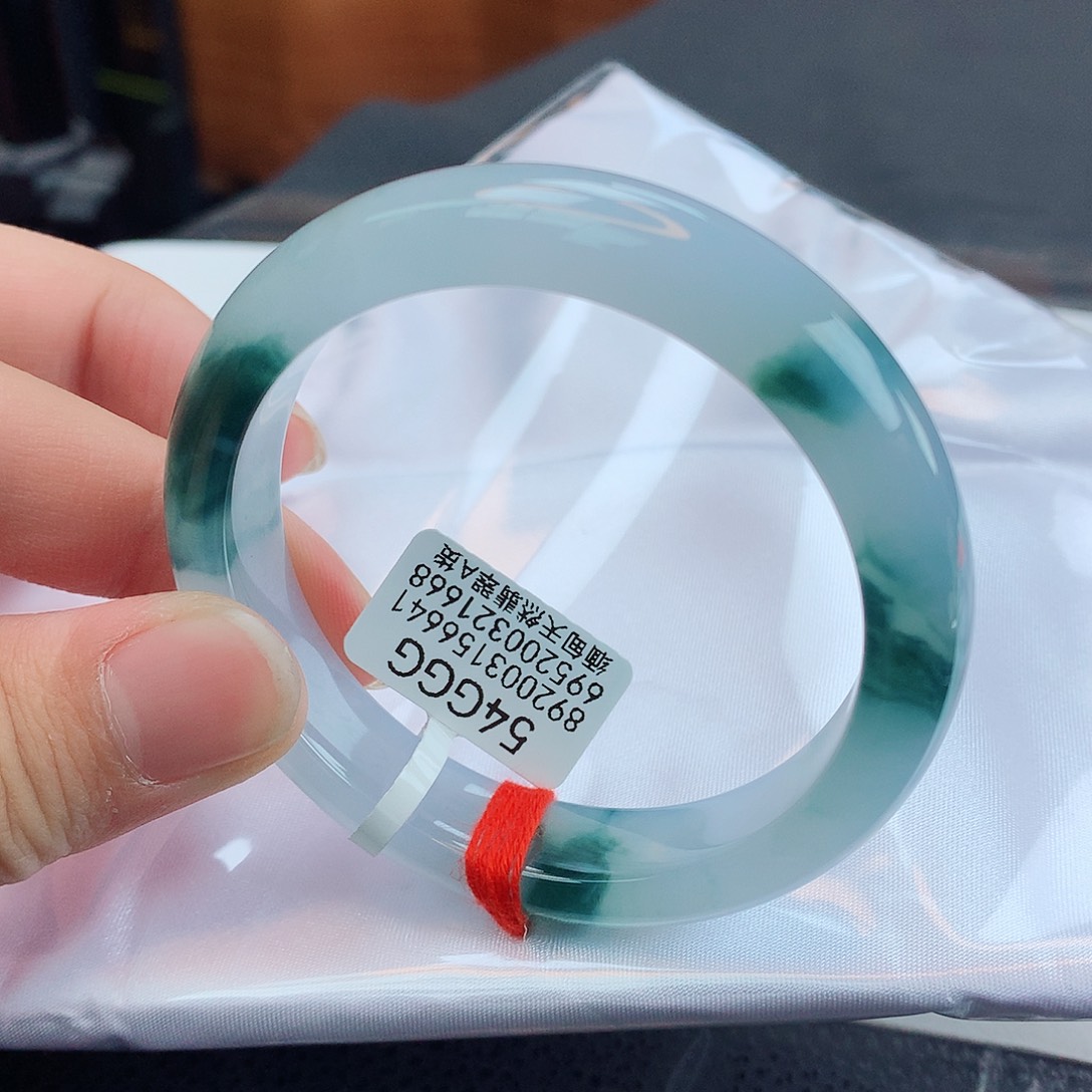 翡翠手镯未镶嵌天然缅甸翡翠A货手镯