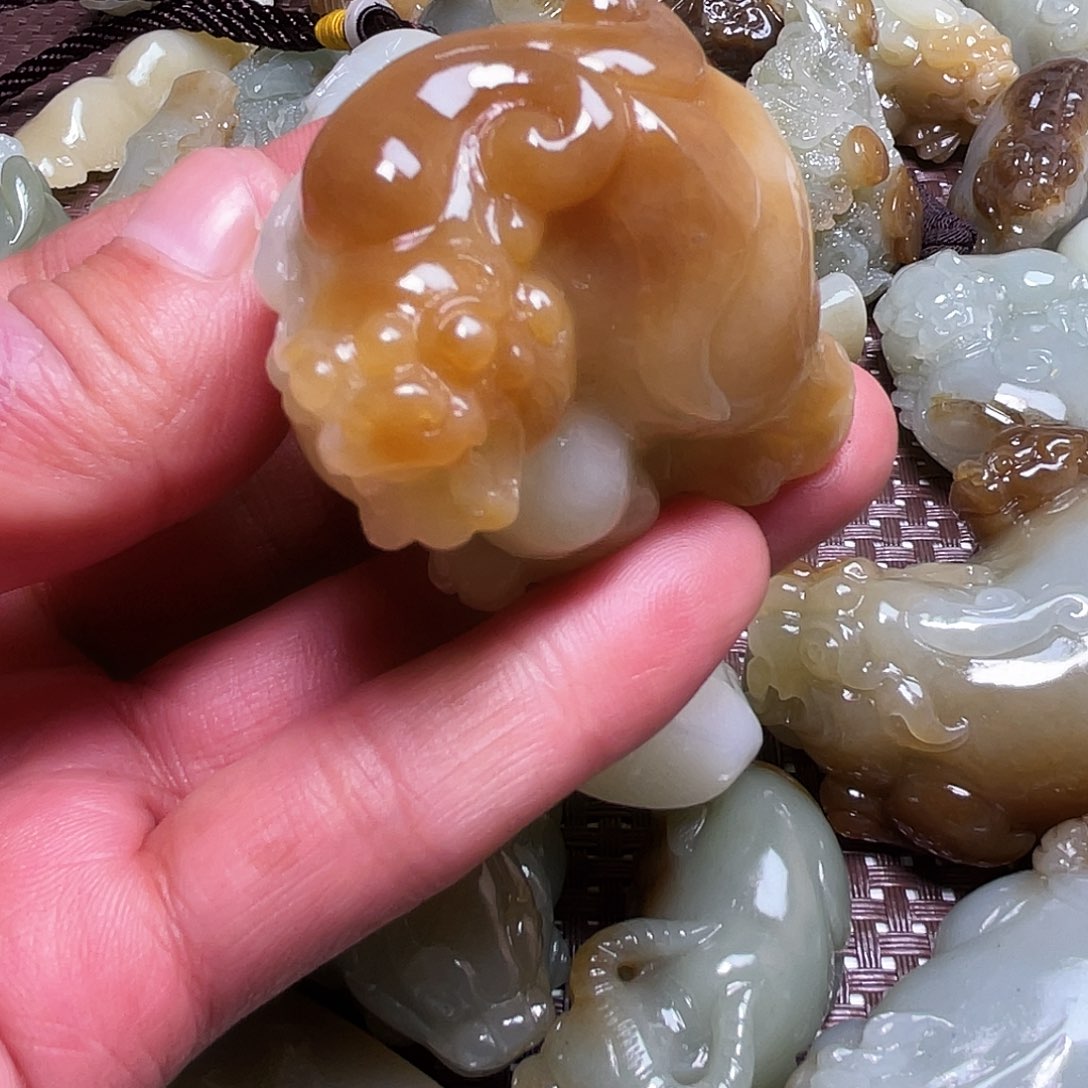 和田玉吊坠(不含链)未镶嵌
