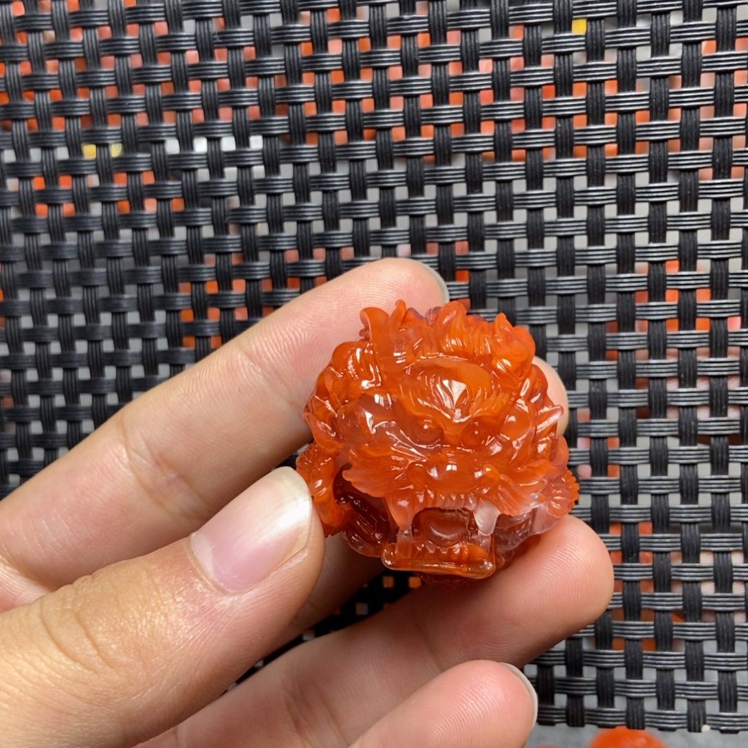 无***语南红玛瑙未镶嵌吊坠(不含链)