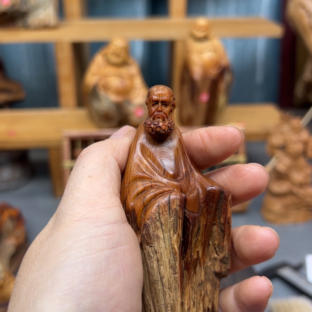 柏木崖柏木摆件手把件，72