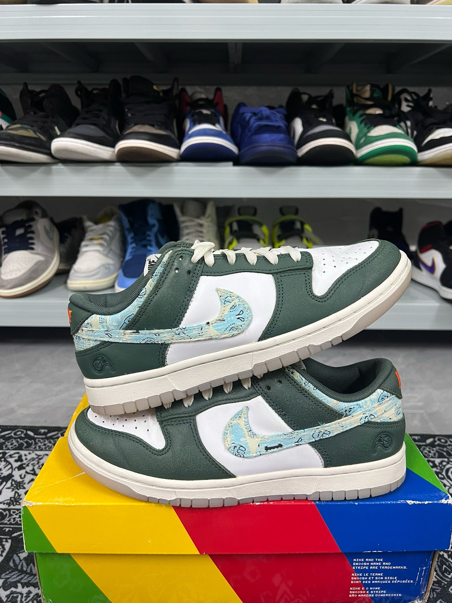 95新 maje 41码/dunk low白绿一生一次休闲鞋/二手正品