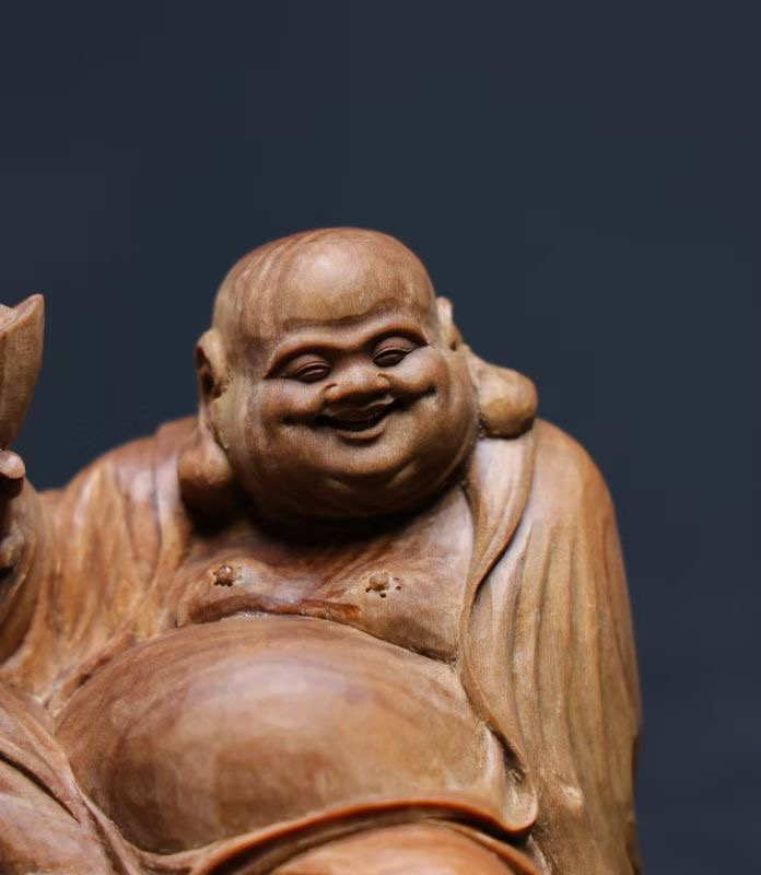 老山檀香 黑肉 弥勒佛笑口常开