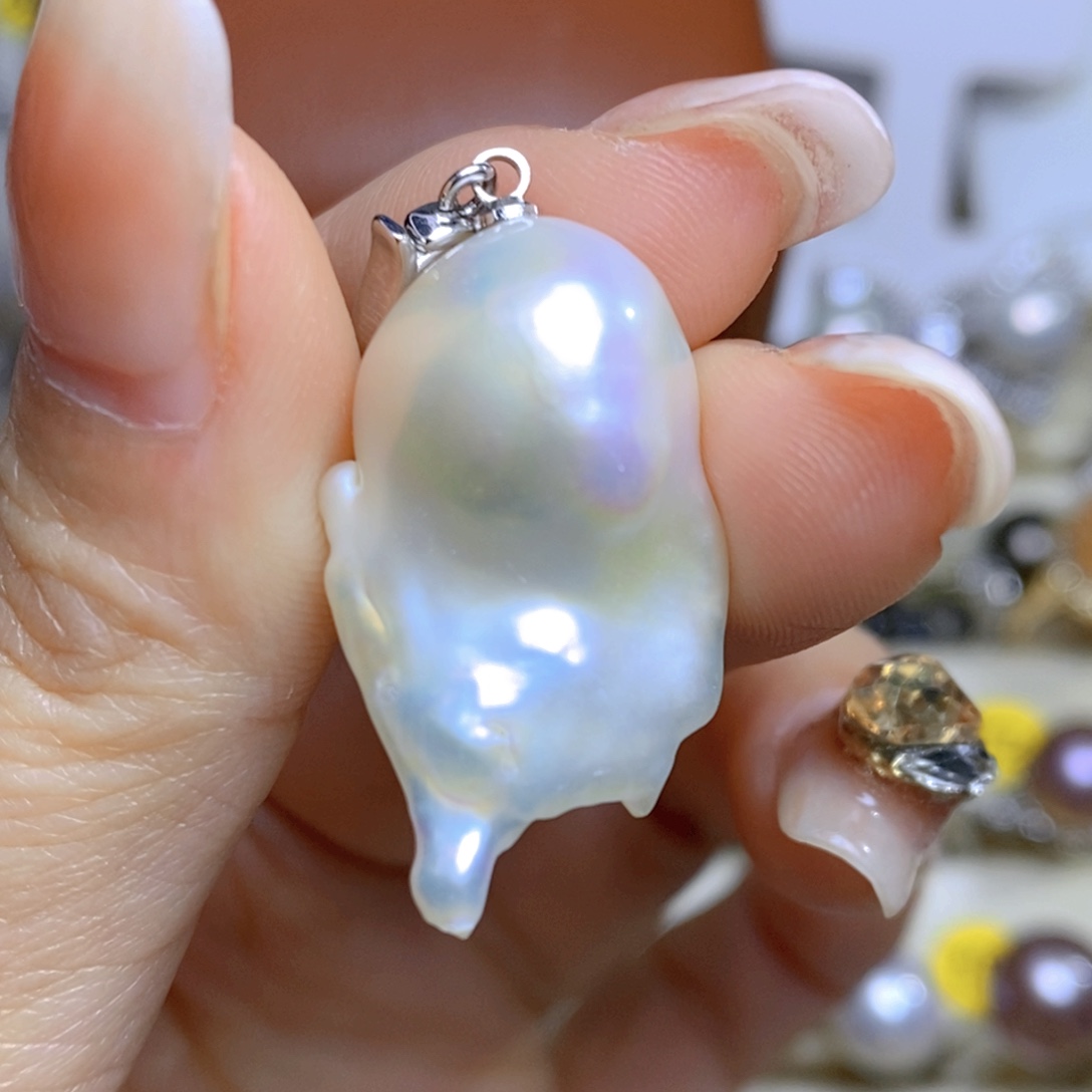 幸***星未镶嵌珠宝奇石淡水珍珠