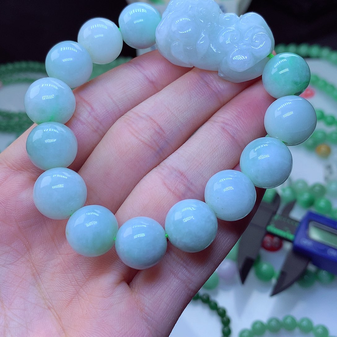 翡翠毛衣链未镶嵌