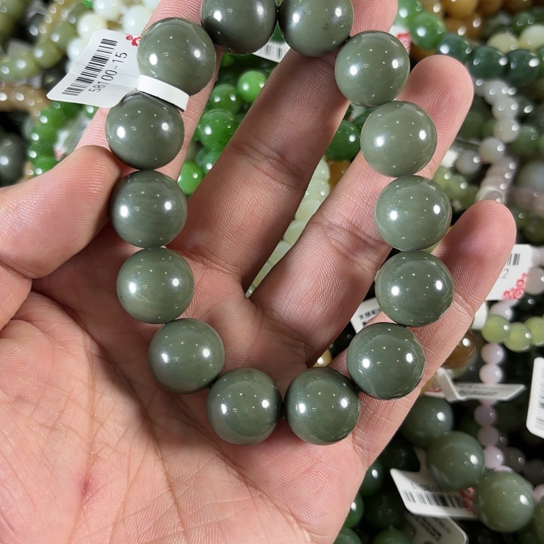 和田玉手链未镶嵌W174