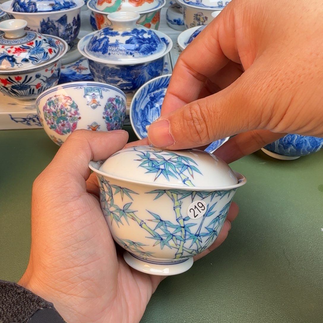 陶纯手工纯手绘茶具343