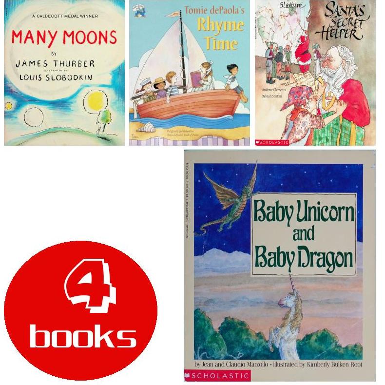 英文原版绘本4本93250923063