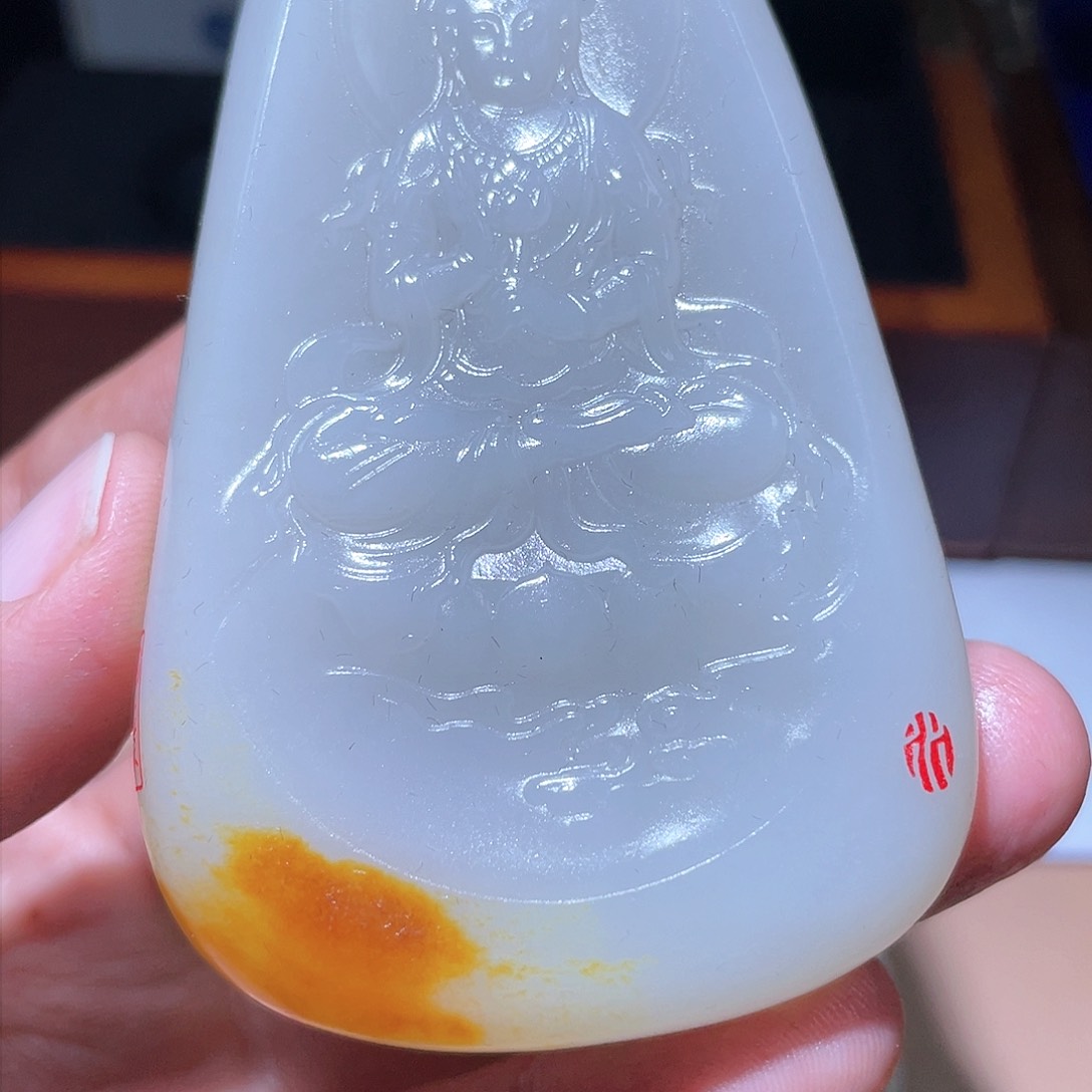 和田玉颈饰未镶嵌A7 