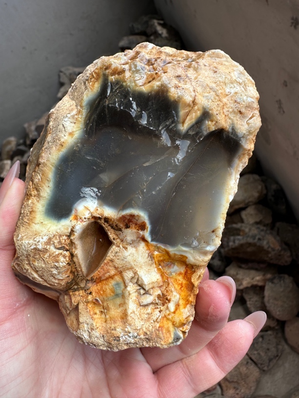 现场加工天然巴西玛瑙饰品定制