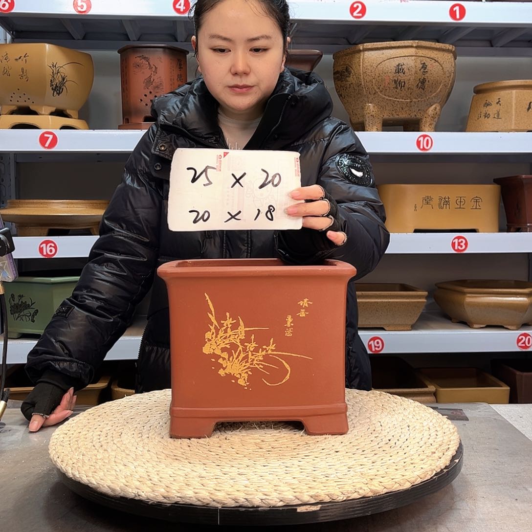 紫砂花盆紫砂花盆