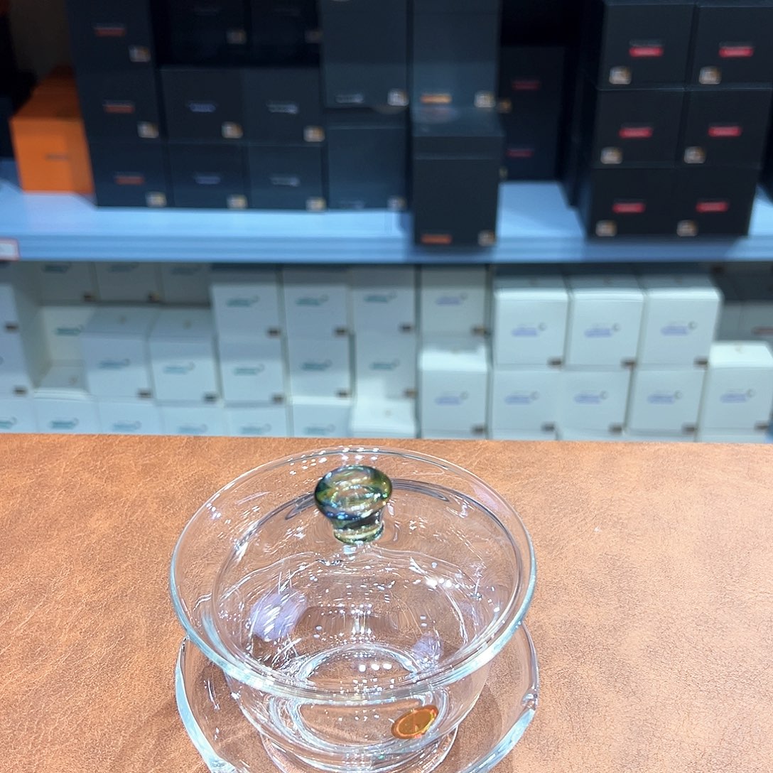 禾器沁莲盖碗迷翠