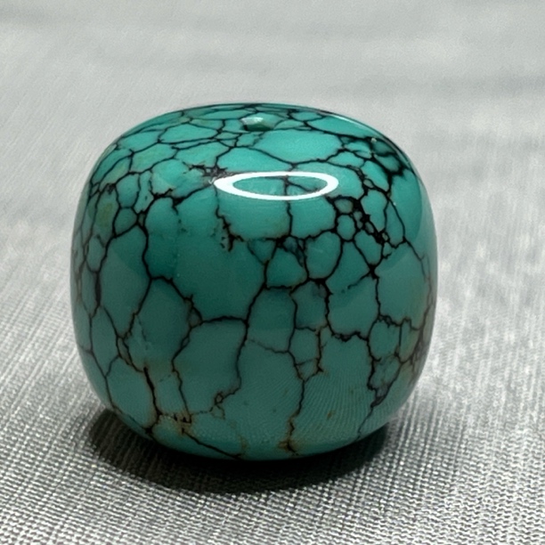 高品质水草网花纹老型，尺寸16.4x14.4mm重6.78克