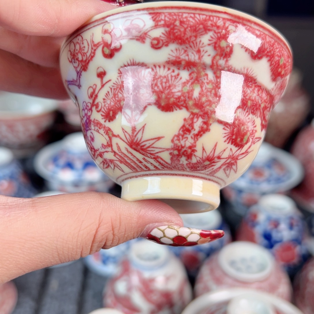 杯子景德镇毛仔柴窑主人杯