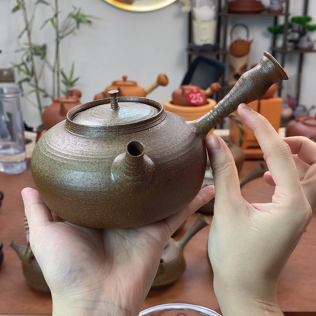 怡***画柴烧全手工20侧把➕壶垫开播福利