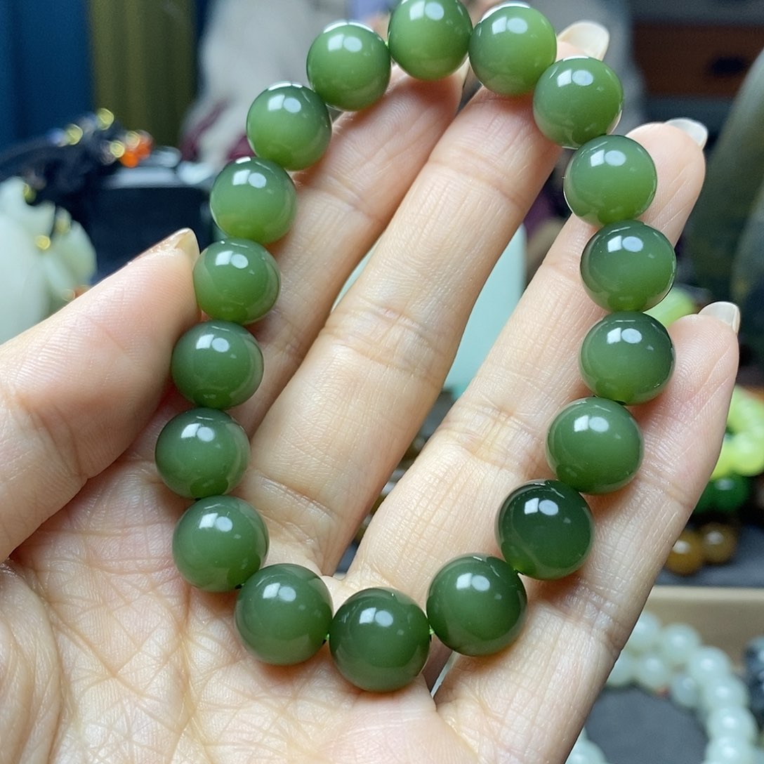 和田玉手链未镶嵌