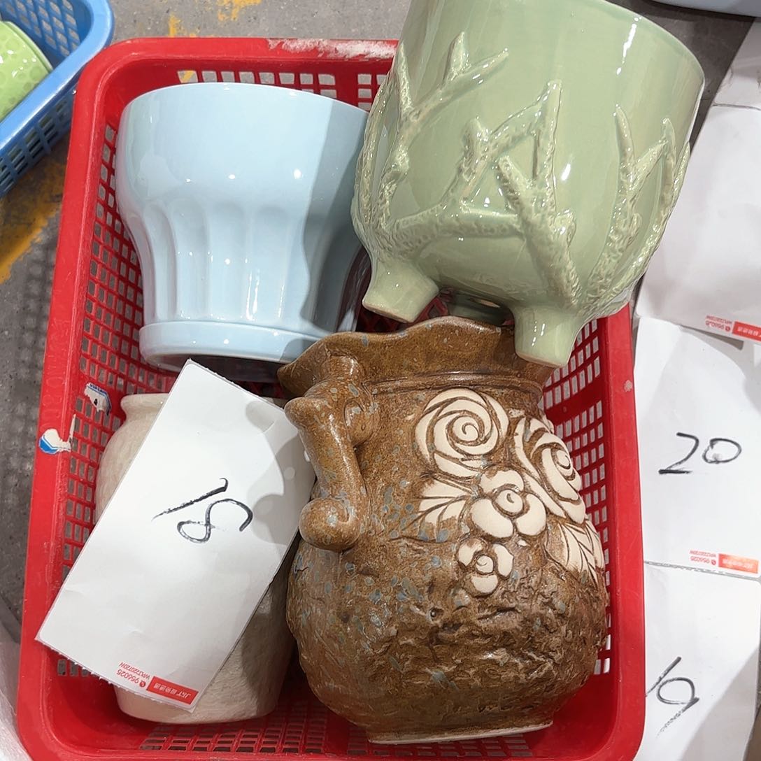 陶瓷陶瓷花盆，多肉花盆