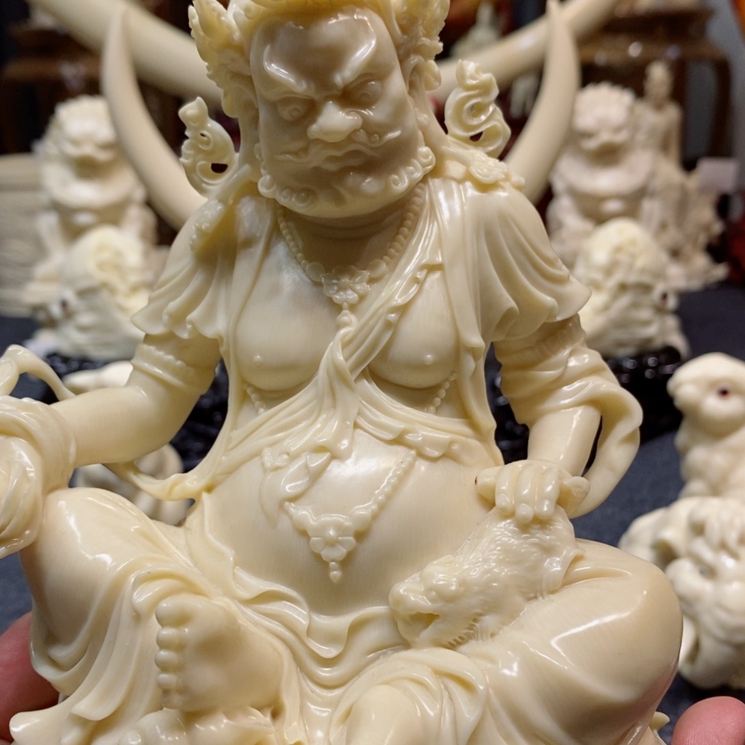 熊*黄财神大摆件工艺品