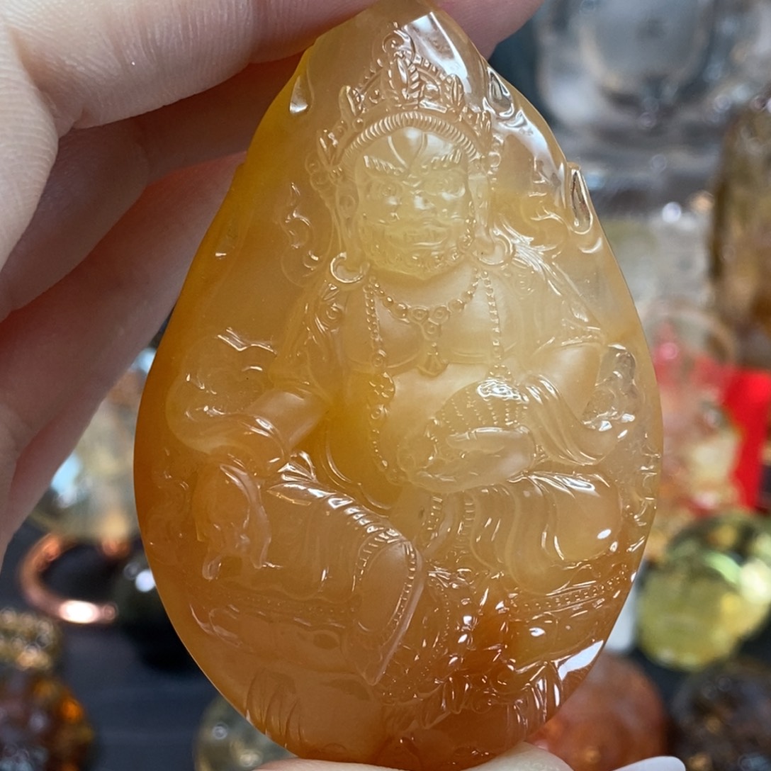 水晶颈饰未镶嵌吊坠