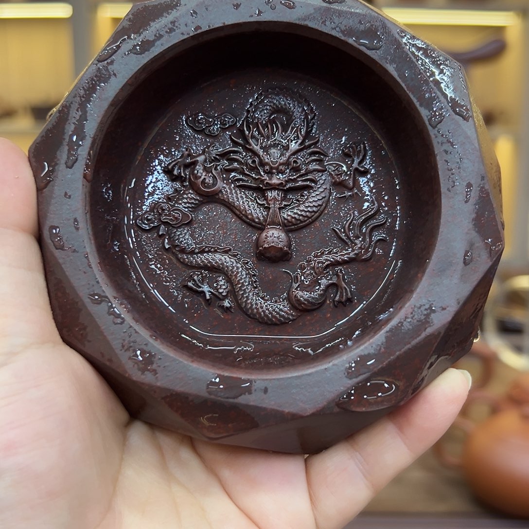 茶壶紫砂景韵鸿鹄烟灰缸