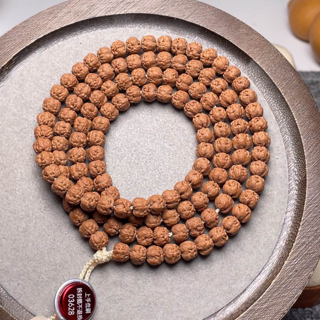 手串金刚菩提一*梅朵头货佛手108尺寸6.5➕