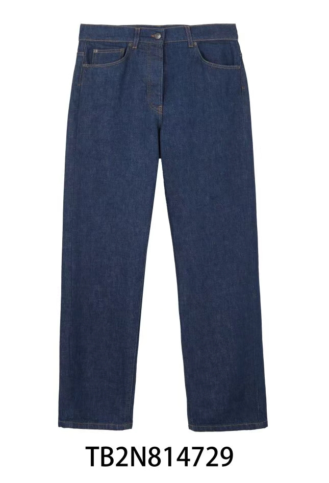 特价福利No退换 土耳其进口棉 经典牛仔蓝中腰直筒牛仔裤女